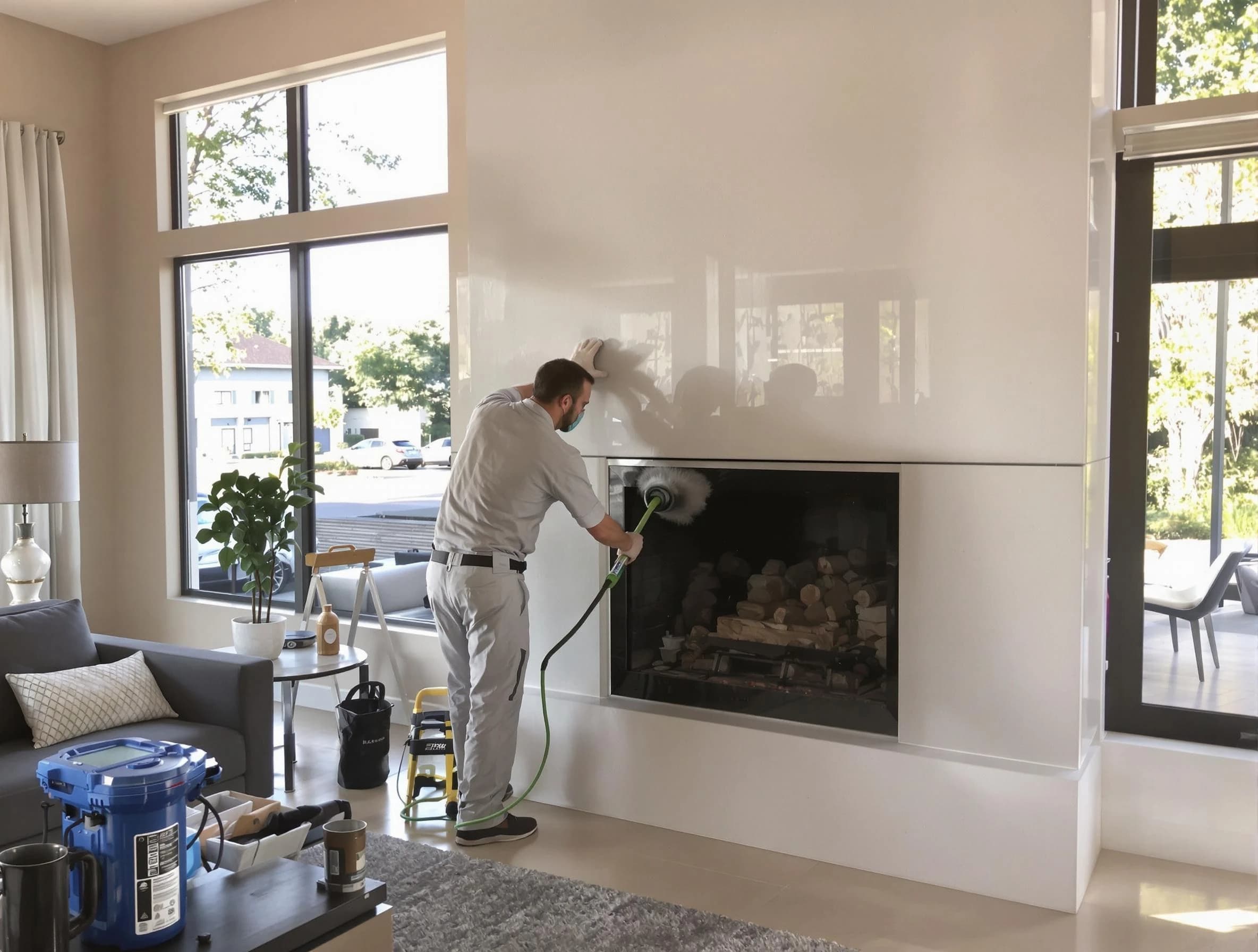 Elk Ridge Chimney Sweep performing thorough soot removal in Elk Ridge, UT